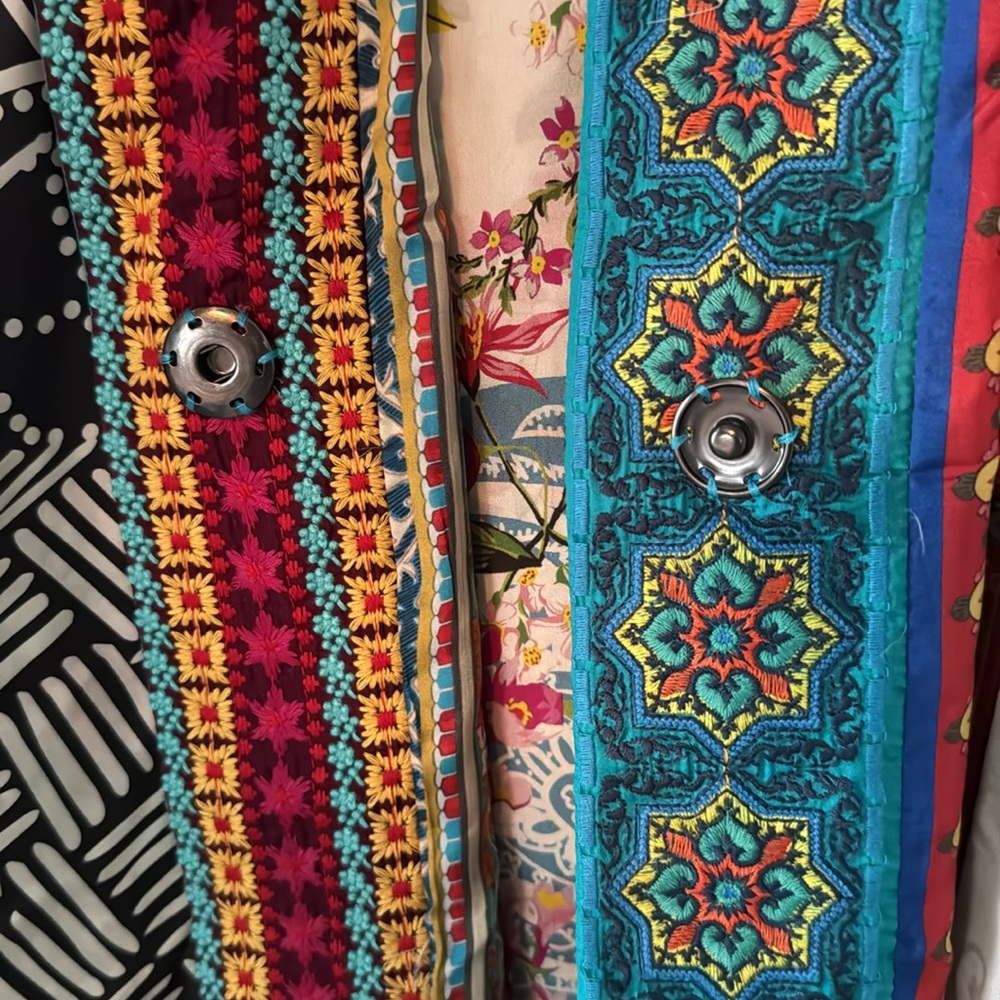 Johnny Was BNWT One of a Kind Beautiful Reversible Kimono O/S - Picture 4 of 16